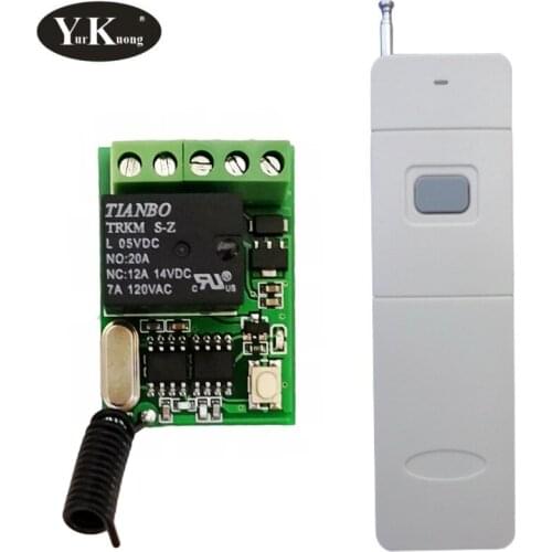 Long Distance remote control switch 5V 6V 7.4V 9V 12V Remote Control Push Button RF Wireless Switch 315 433 mhz Smart Home Alarm