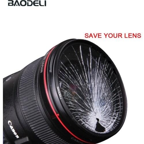 BAODELI Uv Filter 37 46 49 52 55 58 67 72 77 82 Mm For Camera Canon Lens M50 T6 6d 600d Nikon D3200 D3500 D5100 D5600 Sony A6000