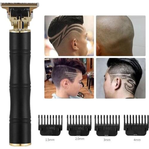 USB Fast Charge Hair Trimmer Set Electric Hair Clipper Cordless Shaver Trimmer For Men Barber Cutting Machine T-Outliner Shaver