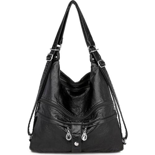 Women Tote High Capacity Deformable Shoulder Bag Sac a Main Retro Women Luxury Handbags Big Bags Designer Crossbody Bag