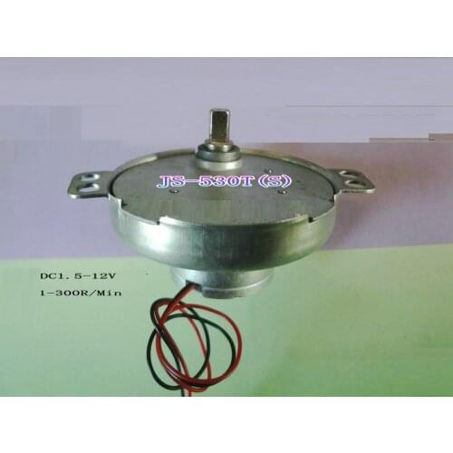 2PCS/lot DC3V-12V 10-100RPM JS-530t DC Motor Use For Air Conditioning/Electric Stove/Fan