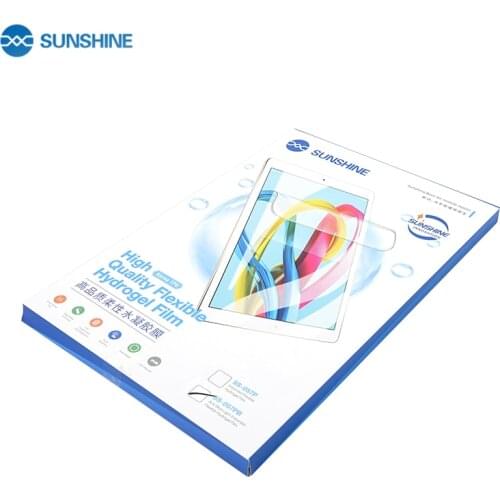 20PCS SUNSHINE SS-057PB Anti-blue Light Imported Hydrogel Film For IPad Tablet Phone Front Back Glass Protecting Tape