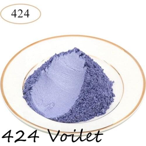 424 Voilet 10g Colorful Pearl Powder for make up,many colors mica powder for nail glitter,Pearlescent Powder Cosmetic pigment