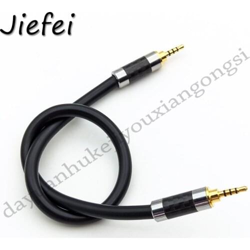 80Pcs 2.5mm 4 Pole stereo Male to 2.5mm 4 Pole stereo Male Audio Jack Headphone Earphone Plug DIY Cable 30cm