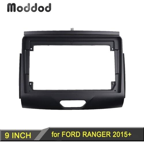 9 Inch Car Radio Fascia for FORD RANGER 2015 + Dash Refitting Installation Kit GPS DVD Stereo Panel Audio Android Player Frame