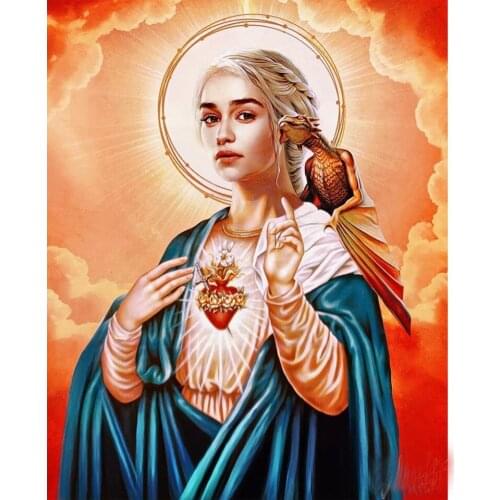 DIY Diamond Painting 3D abstract Notre Dame Square Round Drill Diamond Embroidery Mosaic living room Decoration Cross stitch