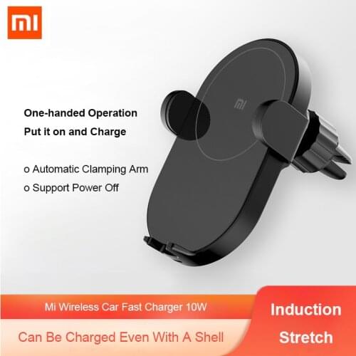 Xiaomi Mi WCJ03ZM 10W Qi Car Wireless Charger with Intelligent Infrared Sensor Fast Charging Car Phone Holder