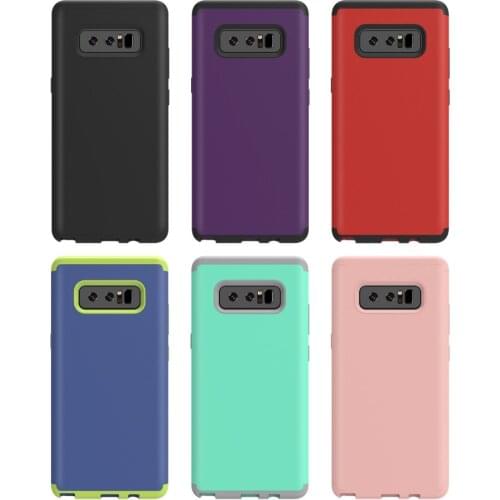 Case For Samsung Galaxy Note 8 Back Cover Full Protection 3 in 1 Armor shock proof Soft phone Case funda coque For Galaxy Note 8