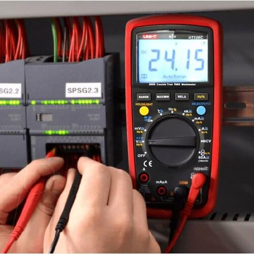Digital Multimeter Auto Range True RMS Meter UNI-T UT139 6000 Counts Voltmeter AC DC Voltage Current Resistance Diode Tester