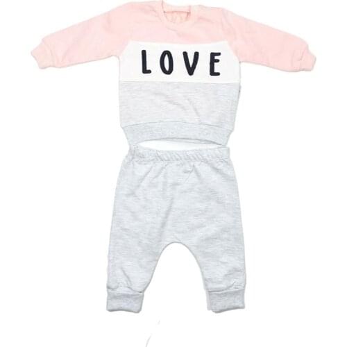 Jaju Baby Unisex Child Powder Sports Printed Suit