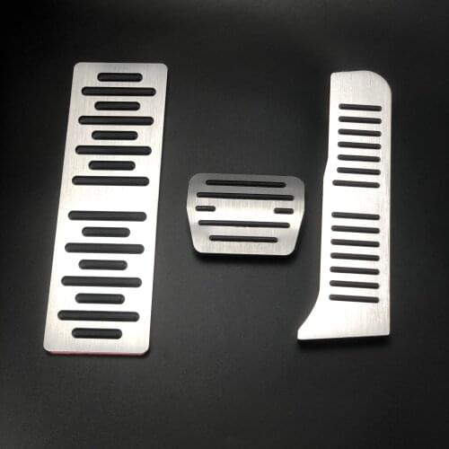 For Audi Q3 8U A3 8P A1 TT LHD Car Accessories Accelerator Brake Foot Rest Pedal Pads Gas Car Styling