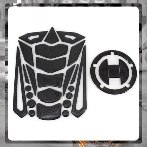 For Suzuki SV 650 HAYABUSA GSXR 600 1000 750 K5 K6 K7 K8 Motorcycle Carbon Fiber Fuel Gas Tank Cap Pad Protector Sticker Decal
