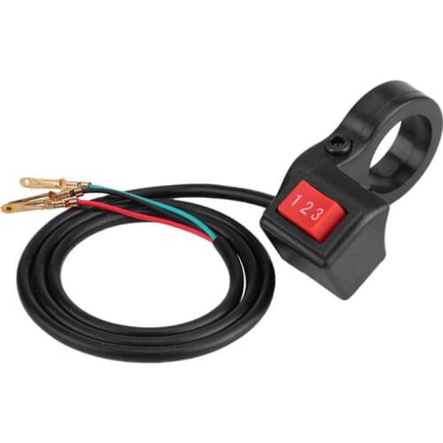 22mm 7/8 inch Electric 3 Speed Module Handlebar Switch Shift for Electric Scooter Motorcycle E-bike Switch
