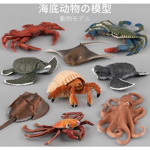 Ocean Sea anime figure Toys & hobbies shark toy plastic animals action figure anime toys set educational toys for children boys