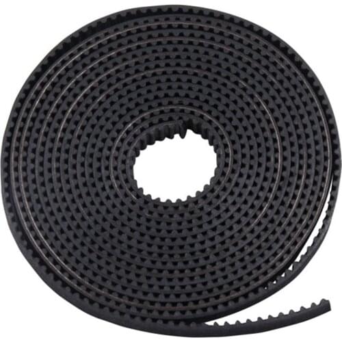 GT2 Timing Belt, 6mm, Black Synchronous, 2GT Opened End Belt, 3D Printer Parts
