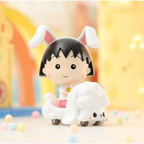 Kawaii Toy Cherry Animal Car Series Trendy Kid Doll Birthday Gift Computer Desktop Decoration Blind Random Box