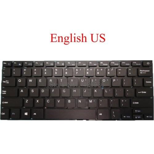 Laptop RU US Keyboard For PIPO W9 PRO W9S English Russia black without frame New