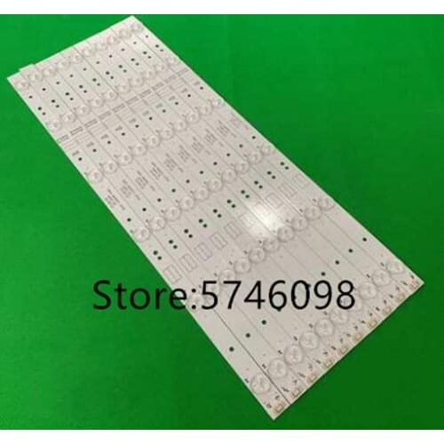 Kit com 10 peças de led 480mm, faixa de luz de fundo para LC490DUJ-SHA2 «0p00 dp00»