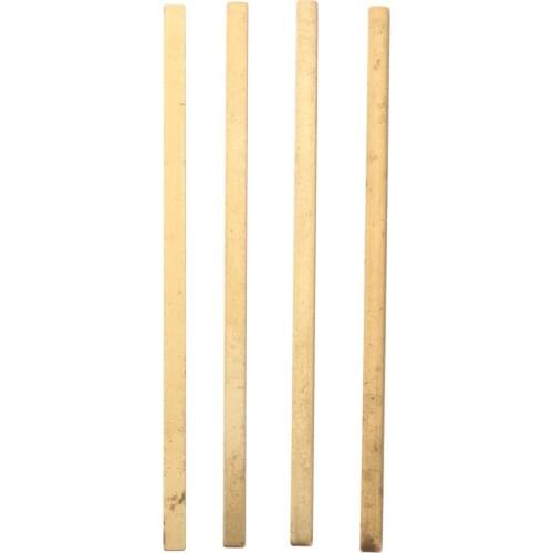 Set of 4 Copper Guitar Nut Shims Electric Guitar Nut System Music Instruments Accessory Replacements Spare Parts