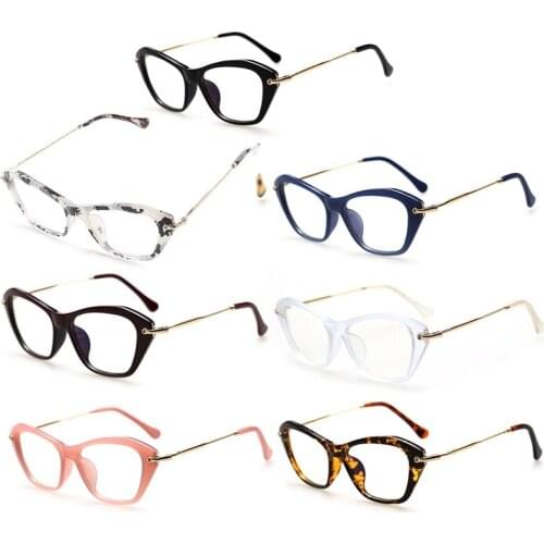 Women Retro Sexy Eyeglasses Frame Fashion Cat Eye Clear Lens ladies Eye Glasses New