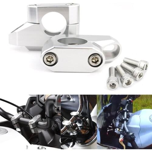 Fit For KTM 790 950 1050 1090 1190 Adventure 1290 Super Adventure 28mm 1 1/8" Handlebar Mount Fat Bar Risers Back Moved Up Riser