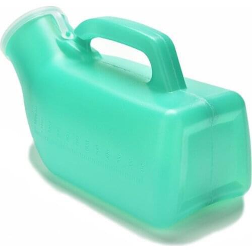 Portable Washable Unisex Mobile Toilet Car Travel Camp Urine Pee Handle Urinary Bottle Urinal Storage 1200ml