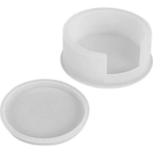 Silicone Mold Coaster Storage Box Silicone Mold Round Coaster Box Silicone Mold + Round Coaster Silicone Mould