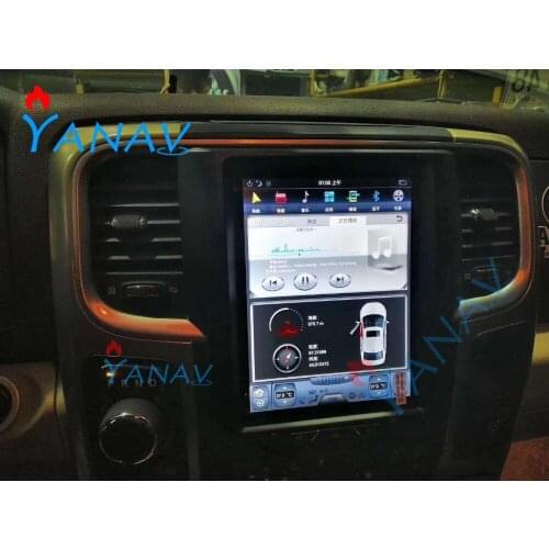 Vertical Screen 10.4'' Car GPS Navigation For-dodge RAM 2013-2018 car stereo multimedia Android system DVD player Built-in map
