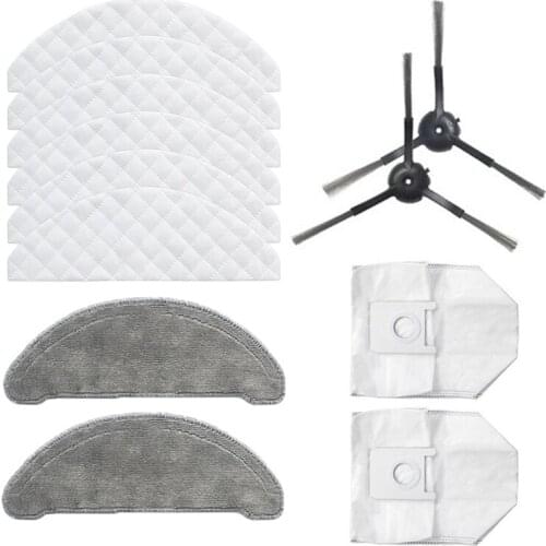 Replaceable Side Brush Accessories for ROIDMI EVE Plus Robot Vacuum Cleaner Parts Sweeper Cleaning Cloth Dust Bag
