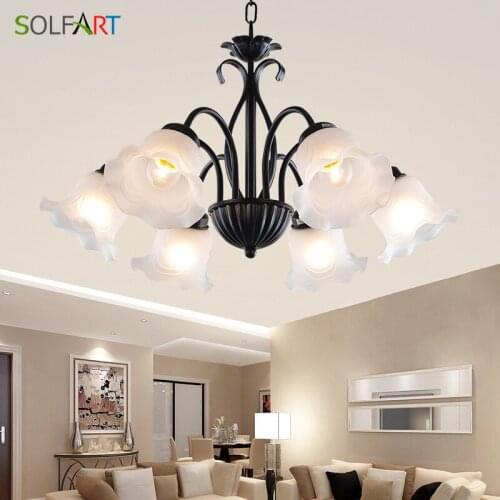 Modern Glass Chandeliers Lighting lighting fixtures heracleum For Living Room Bedroom Home Chandelier ceiling Fixtures