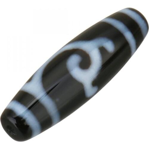 High Qaulity Natural Agate Green Tare Pattern Loosing Beads Oval Tibetan Dzi Beads Free Shipping