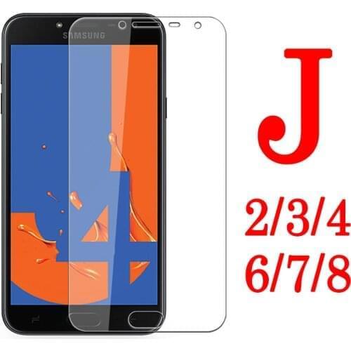J 6 protective glass on for samsung j8 j6 j4 j2 j7 j3 2018 j 2 3 4 7 8 galaxy 6j 4j 8j screen protector safety Tempered glas HD
