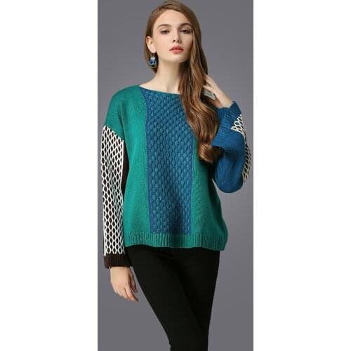 Blusas De Inverno Feminina Cotton Flat Knitted Top Pullover Poncho 2018 Autumn And Winter New Style Twist Sweater Loose Knitted