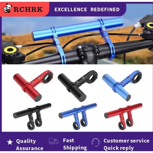 10/20cm Bicycle Handlebar Extender Mountain Bike MTB Handlebar Expander Bike Cycling Mount Headlight Bracket Holder Accessorie
