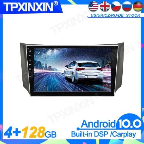 128GB Android10 For NISSAN SYLPHY 2012-2019 Head Unit Car Multimedia Player Auto Radio Tape Recorder GPS Navigation DSP IPS 2Din