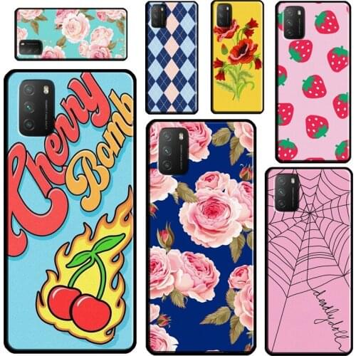 Spider Web Cherry Bomb Blair For Xiaomi Mi Note 10 Lite Mi 11 Ultra 9T 10T Pro A3 Phone Case For POCO F3 F2 M3 X3 Pro