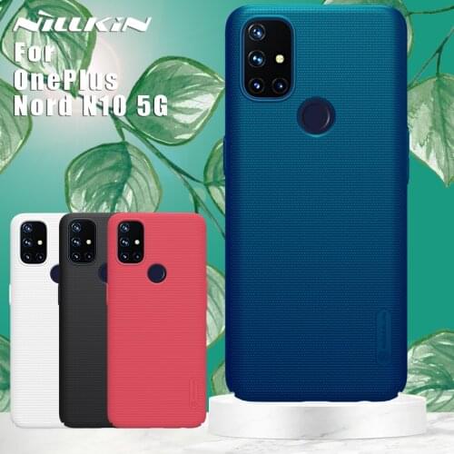 Nillkin Cover For OnePlus Nord N10 5G Case Frosted Shield Case Hard PC Matte Phone Protector Back Cover For OnePlus Nord N10 5G