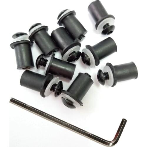 10ps black M5 Windscreen Bolts Screws Windshield screw bolt Kit Universally fits for Ducati for Yamaha for Kawasaki for Honda