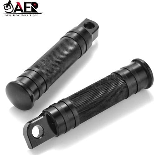 JAER Motorcycle CNC Foot Peg Foot Rests Foot Pegs Pedals for Harley Touring Sportster 883 Softail Dyna Low Rider