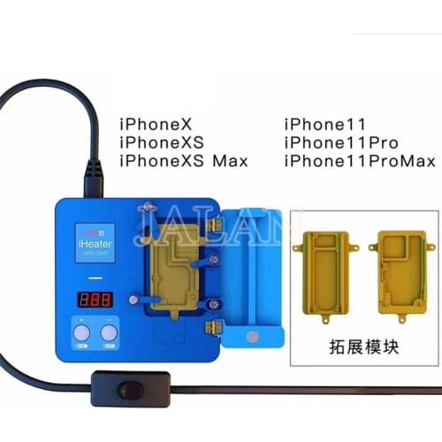JC iHeater Pre-heating Rework Station For iP 11 Pro MAX X XSMAX Digital Thermostat Heating Plate Motherboard Desoldering Fixture