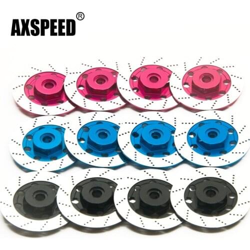 AXSPEED Aluminum Wheel Rim Brake Disc Box 12mm Hex Adapter for 3Racing Sakura D4 AWD RWD 1/10 RC Drift Racing Car Accessories