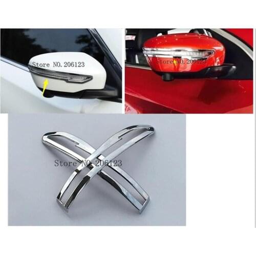 Rearview Trim Cover For Nissan X-trail Rogue T32 2014 2015 2016 Rear Mirror Sticker For Nissan Qashqai J11 X-trail T32 2017 2018