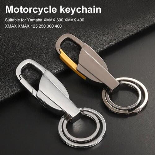 2021 NEW Motorcycle Key Chain Zinc Alloy Swivel Snap Hook Key Ring Holder for Yamaha XMAX 300 XMAX 400 XMAX XMAX 125 250 300 400