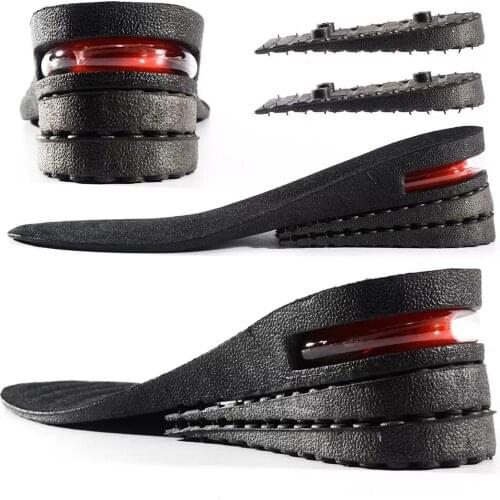 Height Increase Orthopedic For Shoes Feet Inner Pads Growth Inserts Breathable Shock Anti-Slippery Men Flat Insole Height