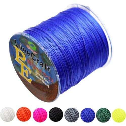 PE Braided Fishing Line 300M 16 Strands 8 Colors Super Power Japan Multifilament PE Braid Wire for Sturgeon Fishing
