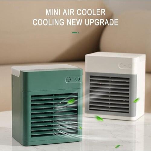 Portable Air Conditioner Fan Mini Cooling Fan Evaporative Humidifier Mute Desk Table Air Cooler For Home Car Office#g4