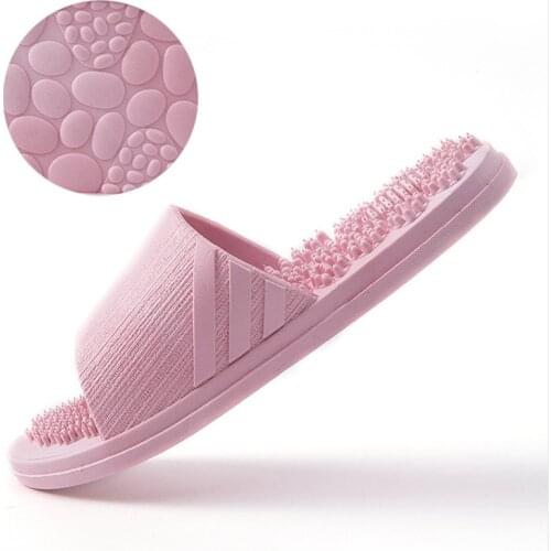 Foot Massage Sandals Womens Home Summer Couple Home Indoor Bathroom Non-slip Soft Bottom Summer Home Slippers For Men