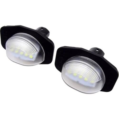 2Pcs 12V for Toyota Alphard Auris Corolla for Scion Wish Urban Cruiser Sienna 2006 Car White LED License Plate Light Accessories
