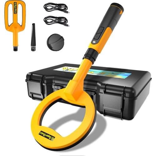 Waterproof Pinpointer Pulse Dive Underwater Detector Metal Search Detector LED Lighting Alarm 3 System In 1 Square Round Probe