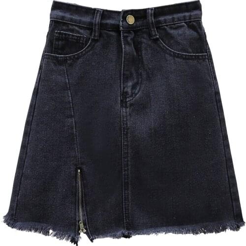 ZG1814 2021 summer new womens fashion big size denim skirt high waist show thin A word skirt cheap wholesale